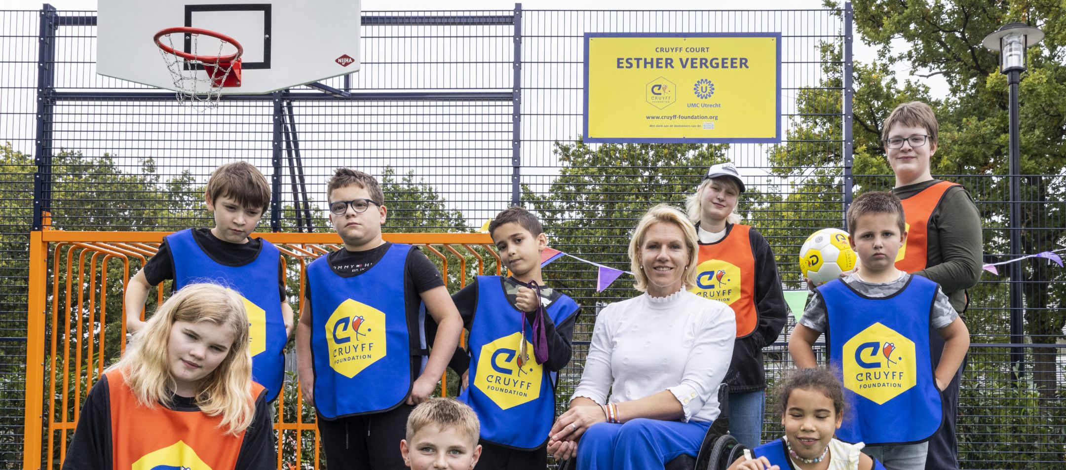 Opening Cruyff Court Esther Vergeer Raymond van Olphen 23